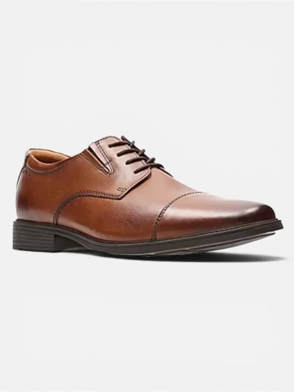 Clarks Tilden Men’s Leather Cap-Toe Dress Shoes Size 10.5